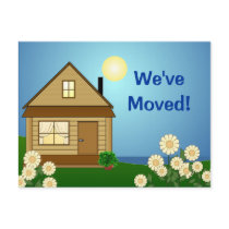 Moving Announcement postcard