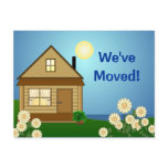 Moving Announcement postcard