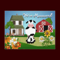 Moving Announcement postcards