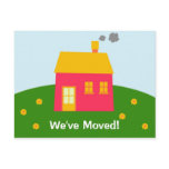 Moving Announcement Postcard