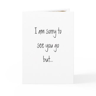 Moving Away card