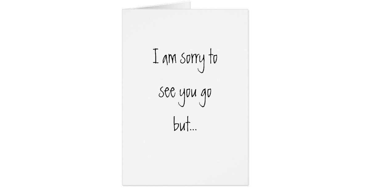 Moving Away Card | Zazzle