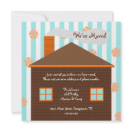 Moving Change of Address Announcements invitation