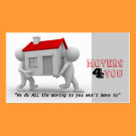 Moving Co. Business Card business cards