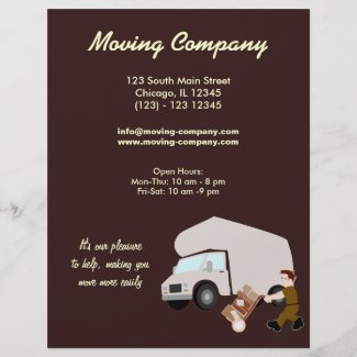 Moving Company flyer