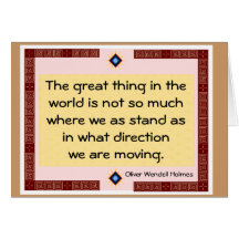 Moving Forward Card