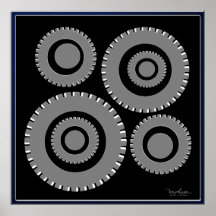 Moving Gears Print