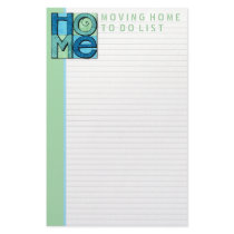 Moving Home To Do List Stationery Design