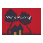 Moving House Announcement Note Card