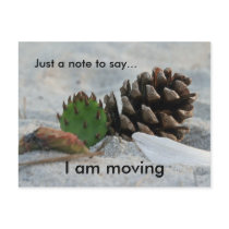 moving, Just a note to ... postcards