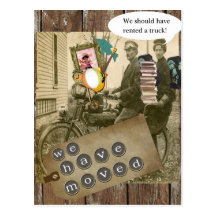 Moving on A Bicycle Postcard
