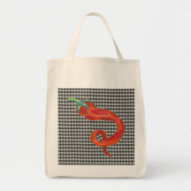 moving peppered checkers tote bags