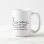 Moving percussion equipment through the hallways mugs