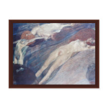 Moving Water By Klimt Gustav Post Card