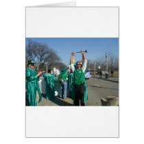 Mow-Bama (Obama) marches with the Lawn Rangers Greeting Card