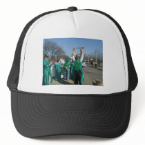 Mow-Bama (Obama) marches with the Lawn Rangers Hats