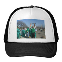 Mow-Bama (Obama) marches with the Lawn Rangers Hats