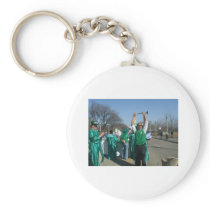 Mow-Bama (Obama) marches with the Lawn Rangers Key Chains