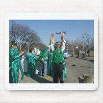 Mow-Bama (Obama) marches with the Lawn Rangers Mouse Pads