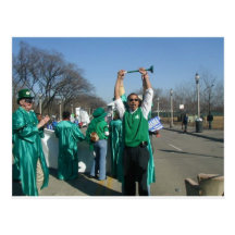 Mow-Bama (Obama) marches with the Lawn Rangers Post Card