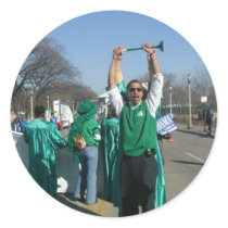 Mow-Bama (Obama) marches with the Lawn Rangers stickers