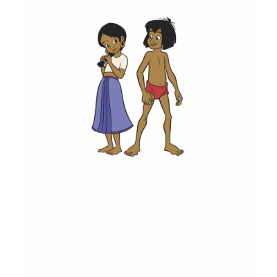 Mowgli and Shanti Disney t-shirts