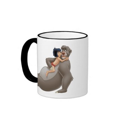 Mowgli Hugs Baloo Disney mugs