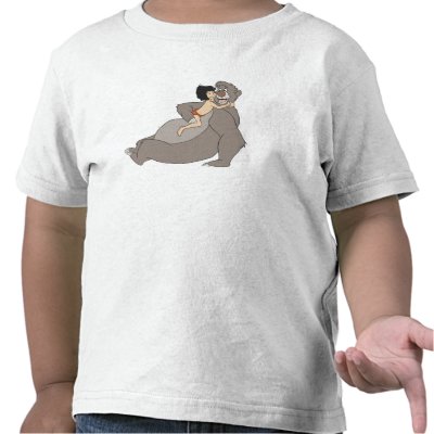 Mowgli Hugs Baloo Disney t-shirts