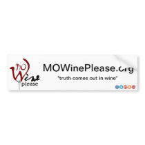 MOWinePlease Bumper Sticker