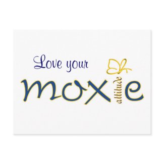 Moxie Attitude postcard