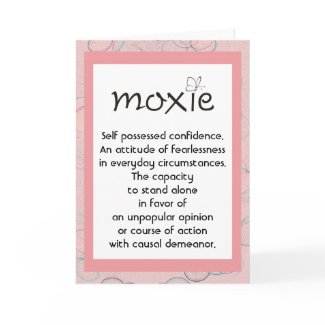 Moxie Definition card card