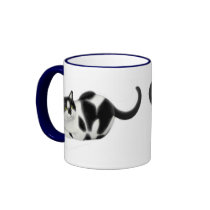 Moxie the Cat Ringer Mug