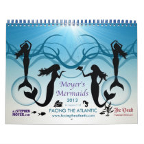 Moyer's Mermaids Calender 2012 Wall Calendar