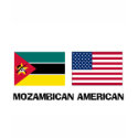 Mozambican American t-shirts by flagshirt Mozambican American t-shirts
