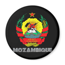 Mozambican Emblem magnets by FlagStore Mozambican Emblem magnets