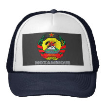 Mozambican Emblem Mesh Hats