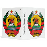 Mozambique Coat of Arms detail Binders