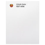 Mozambique Coat of Arms Custom Letterhead