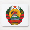 Mozambique Coat of Arms Mousepad by FlagTshirts Mozambique Coat of Arms Mousepad