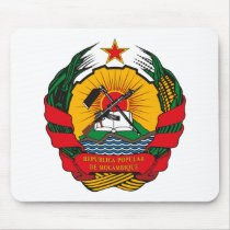 Mozambique Coat of Arms Mousepad