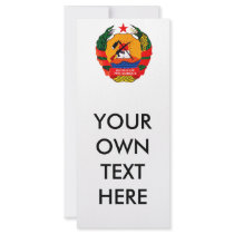 Mozambique Coat of Arms Customized Rack Card