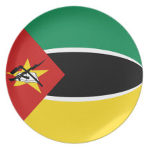 Mozambique Fisheye Flag Plate