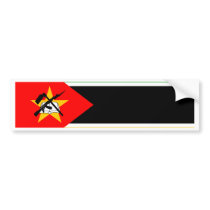 Mozambique Flag bumper stickers by coolcountry Mozambique Flag bumper stickers
