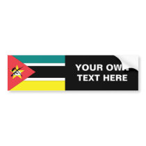 Mozambique Flag bumper stickers by flagshirts Mozambique Flag bumper stickers