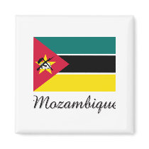 Mozambique Flag Design magnets by flagshirt Mozambique Flag Design magnets