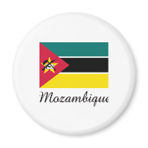 Mozambique Flag Design magnets by flagshirt Mozambique Flag Design magnets