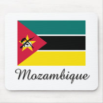 Mozambique Flag Design mousepads