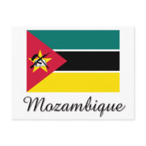 Mozambique Flag Design postcards by flagshirt Mozambique Flag Design postcards