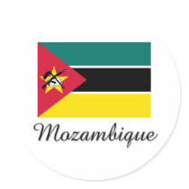 Mozambique Flag Design stickers by flagshirt Mozambique Flag Design stickers