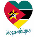 Mozambique Flag Heart t-shirts by Vexillophile Mozambique Flag Heart t-shirts